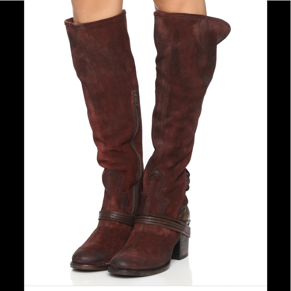Freebird Coal size 8 wine color boots